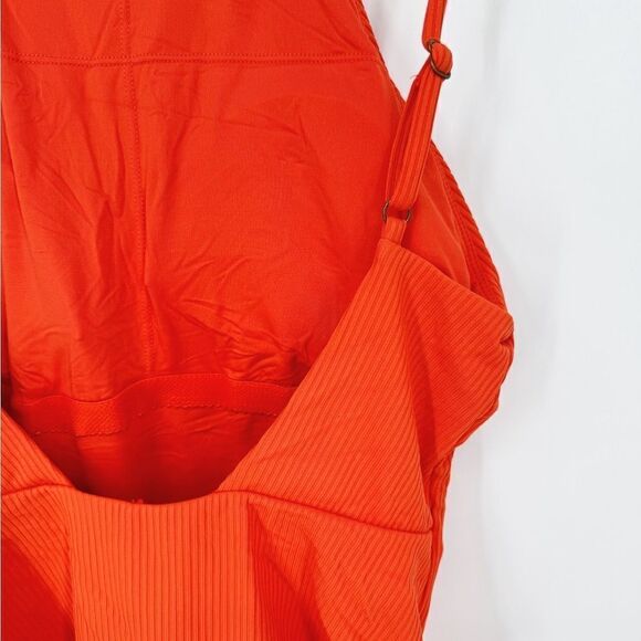 Andie Swim The Asbury Rib One Piece Swimsuit in Sire New Size L - Picture 5 of 6